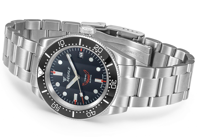 Squale 1545 Black Bracelet Watch
