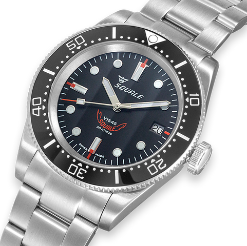 Squale 1545 Black Bracelet Watch