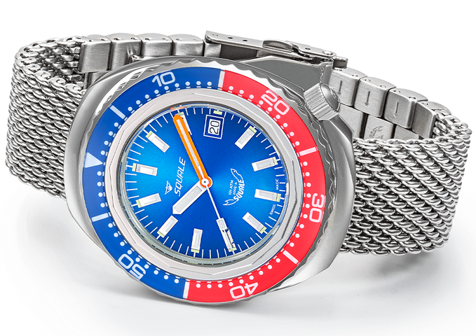 Squale 2002 Blue Red Watch