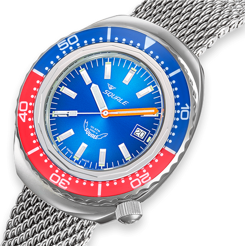 Squale 2002 Blue Red Watch