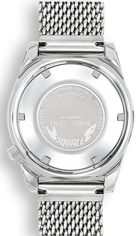 Squale Matic Light Blue Mesh Watch