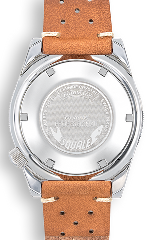 Squale Matic Dark Blue Leather Watch