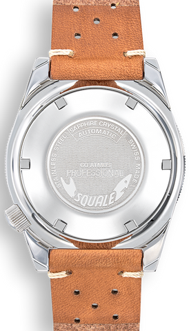 Squale Matic Light Blue Leather Watch