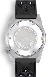 Squale Watch Matic Satin Black Rubber