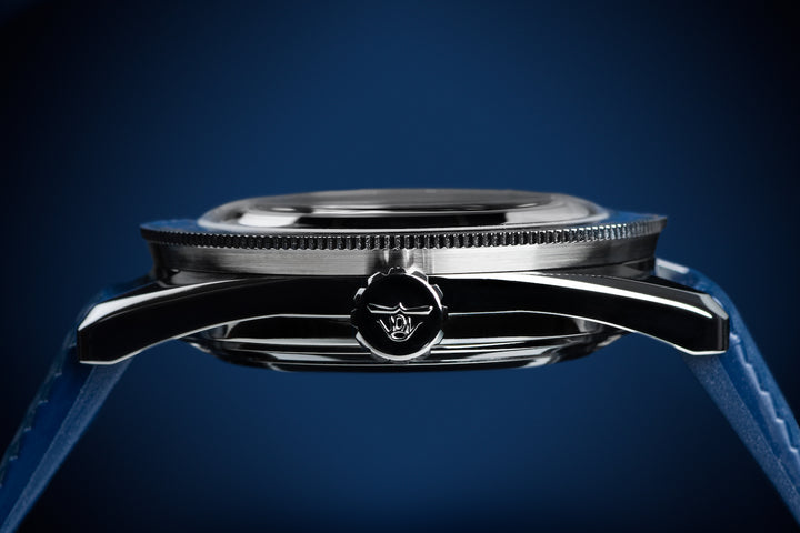 Squale SUB-39 GMT Blue Vintage Rubber Watch