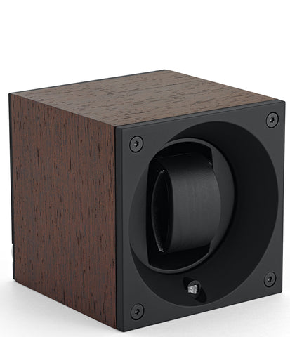 Swiss KubiK Watch Winder Single Wood Natural Wenge Mat SK01.BWE001
