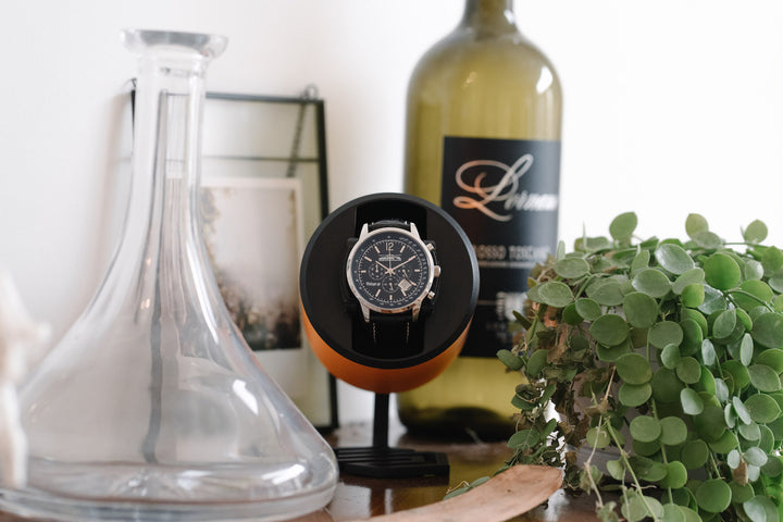 Swiss Capsule Watch Winder Single Orange PC 006