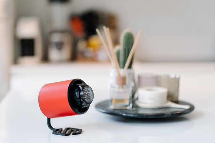 Swiss Capsule Watch Winder Single Red PC 004 D