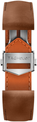 TAG Heuer Strap Connected 42mm Leather Brown Folding Buckle BC6618