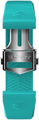 TAG Heuer Strap Connected 42mm Rubber Light Blue Folding Buckle BT6273