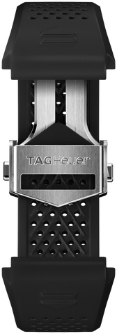 TAG Heuer Strap Connected 45mm Rubber Black Folding Buckle BT6259
