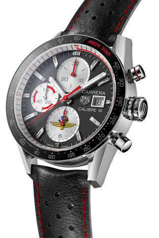 TAG Heuer Watch Carrera Calibre 16 Chronograph Indy 500 Limited Edition