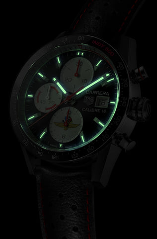 TAG Heuer Watch Carrera Calibre 16 Chronograph Indy 500 Limited Edition