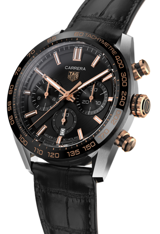 TAG Heuer Watch Carrera Heuer 02 Chronograph Rose Gold D