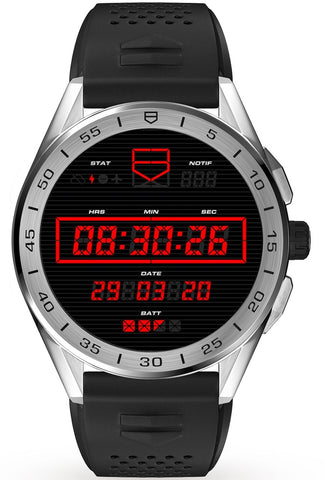 TAG Heuer Watch Connected 45 Steel Black Rubber SBG8A12.BT6219