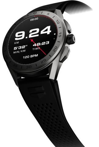 TAG Heuer Watch Connected 45 Titanium Black Rubber