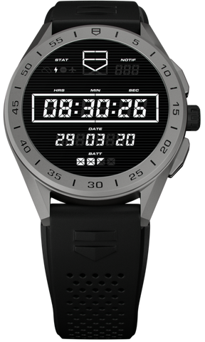 TAG Heuer Watch Connected 45 Titanium Black Rubber