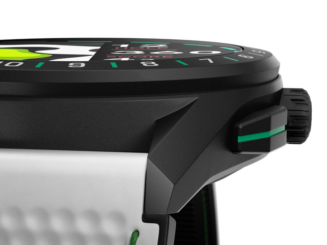 TAG Heuer Watch Connected 45 Titanium White Green Rubber Golf Edition D