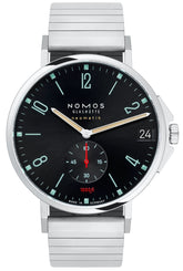 Nomos Glashutte Watch Tangente Sport Neomatik 42 Date Marine Black Sapphire Crystal 581