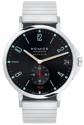 Nomos Glashutte Watch Tangente Sport Neomatik 42 Date Marine Black Sapphire Crystal 581