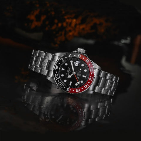 Davosa Ternos Professional GMT Tri Bracelet Watch