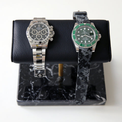 The Watch Stand Duo Black & Gold D