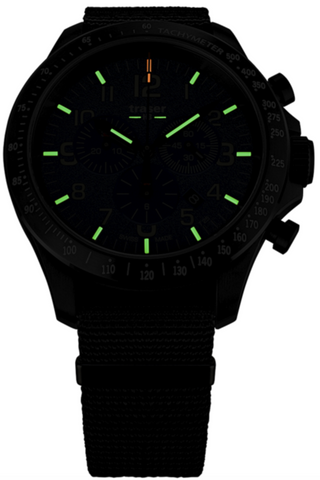 Traser H3 P67 Officer Pro Chrono Black Nato Watch