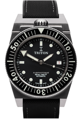 Triton Watch Subphotique Sport Black TR-01 TA-BSCAGOM