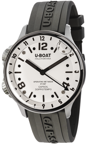 U-Boat Watch Capsoil Doppiotempo 45 SS White 8888