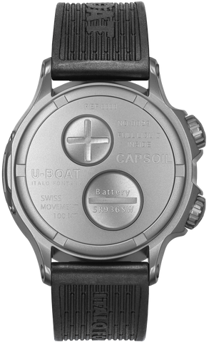 U-Boat Watch Capsoil Doppiotempo 45 SS White D