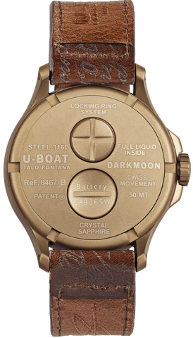 U-Boat Watch Darkmoon 44 Black IP Bronze