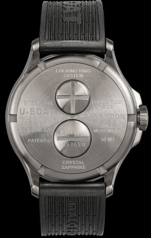 U-Boat Watch Darkmoon 44 Black SS D