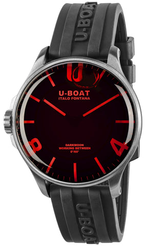 U-Boat Watch Darkmoon 44 Red Glass SS 8465/A