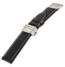 U-Boat Strap 1994 20/20 Leather Black Plate Deployment