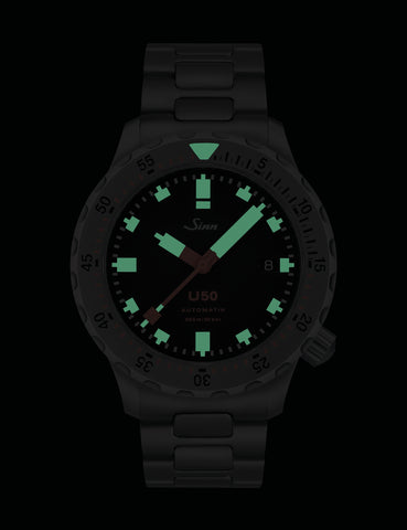 Sinn U50 Silicone Black Watch