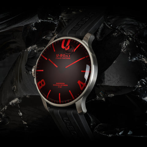 U-Boat Watch Darkmoon 44 Red Glass SS D