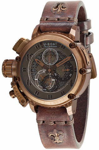 U-Boat Watch Chimera Day Date Lily Crest Steel 8101