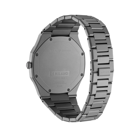 D1 Milano Ultra Thin Monoblock Anthracite Watch