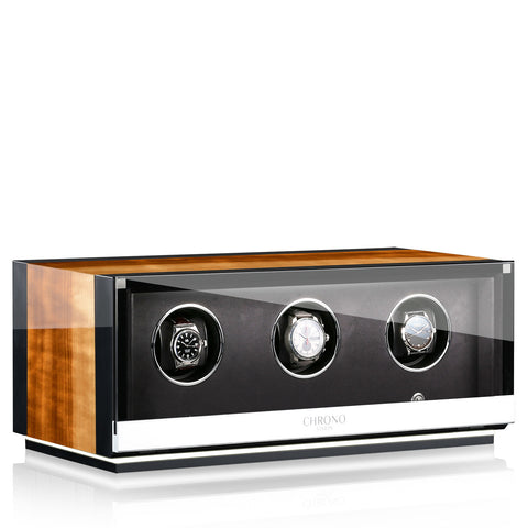 Chronovision Watch Winder Ambiance III Aurosso High Gloss Black High Gloss