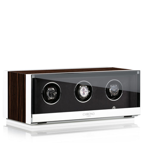 Chronovision Watch Winder Ambiance III Ebony Silk White Silk 70050-150.18.12