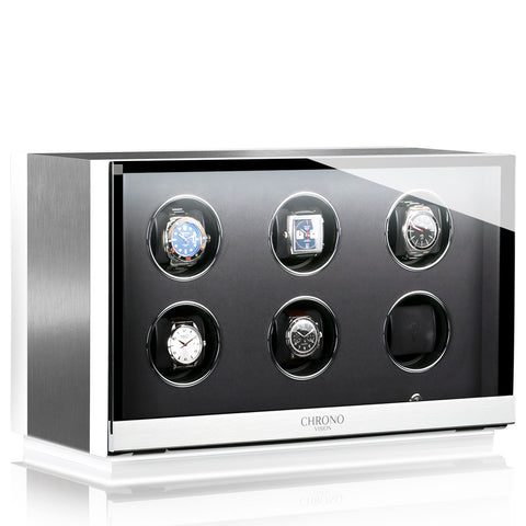 Chronovision Watch Winder Ambiance VI Alu White Silk