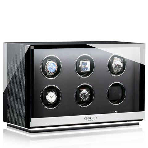Chronovision Watch Winder Ambiance VI Carbon Black High Gloss