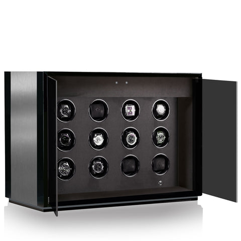 Chronovision Watch Winder Ambiance XII Alu Black Silk 70050-154.30.10