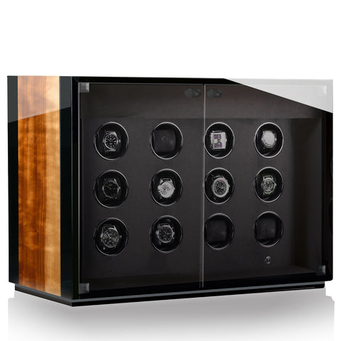 Chronovision Watch Winder Ambiance XII Aurosso High Gloss Black High Gloss