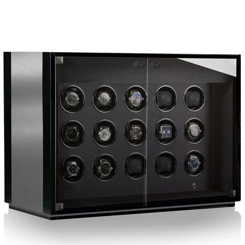 Chronovision Watch Winder Ambiance XV Alu Black Silk