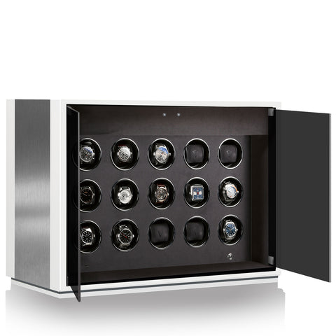 Chronovision Watch Winder Ambiance XV Alu White Silk 70050-155.30.12