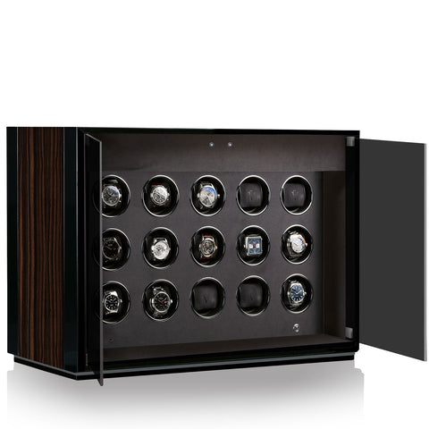 Chronovision Watch Winder Ambiance XV Ebony Silk Black Silk 70050-155.18.10