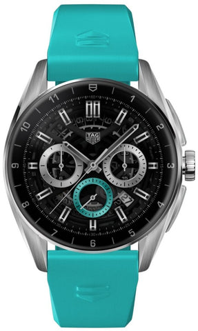 TAG Heuer Watch Connected Calibre E4 42 Light Blue Rubber SBR8010.BT6273.