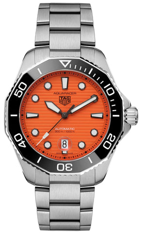 TAG Heuer Watch Aquaracer Professional 300 Orange WBP201F.BA0632