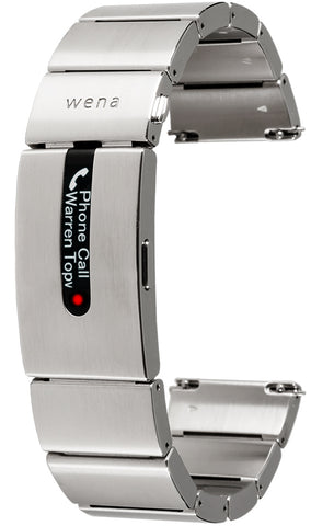Wena By Sony Smart Watch Bracelet Pro Silver WNWB11BS.AE